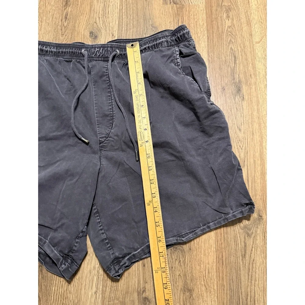 American Eagle Shorts Mens Large Gray Adult Drawstring Casual Excellent
